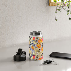 83 Oranges Blooms in The Butter Forest Water Bottle