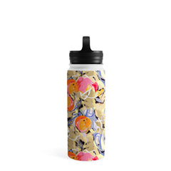 83 Oranges Blooms in The Butter Forest Water Bottle