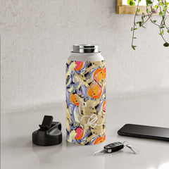 83 Oranges Blooms in The Butter Forest Water Bottle
