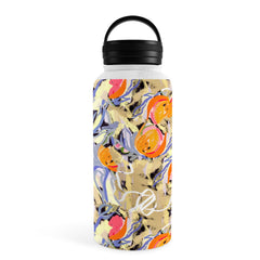 83 Oranges Blooms in The Butter Forest Water Bottle