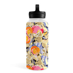 83 Oranges Blooms in The Butter Forest Water Bottle