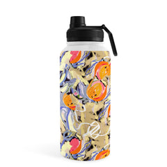 83 Oranges Blooms in The Butter Forest Water Bottle