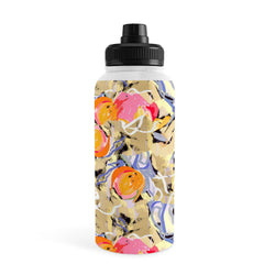 83 Oranges Blooms in The Butter Forest Water Bottle
