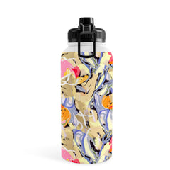 83 Oranges Blooms in The Butter Forest Water Bottle