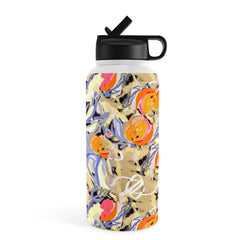 83 Oranges Blooms in The Butter Forest Water Bottle