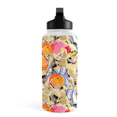 83 Oranges Blooms in The Butter Forest Water Bottle