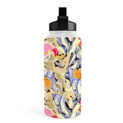 83 Oranges Blooms in The Butter Forest Water Bottle