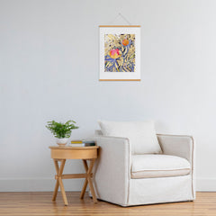 83 Oranges Blooms in The Butter Forest Art Print