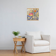 83 Oranges Blooms in The Butter Forest Art Print