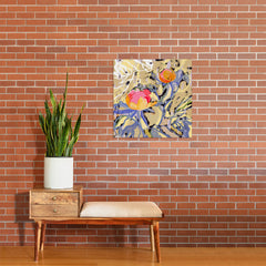 83 Oranges Blooms in The Butter Forest Art Print