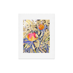 83 Oranges Blooms in The Butter Forest Art Print