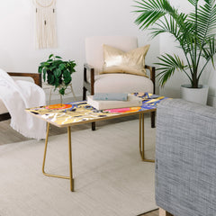 83 Oranges Blooms in The Butter Forest Coffee Table