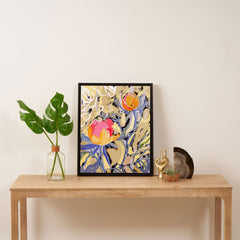 83 Oranges Blooms in The Butter Forest Art Canvas