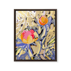 83 Oranges Blooms in The Butter Forest Art Canvas