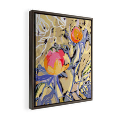 83 Oranges Blooms in The Butter Forest Art Canvas