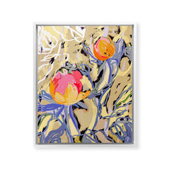 83 Oranges Blooms in The Butter Forest Art Canvas