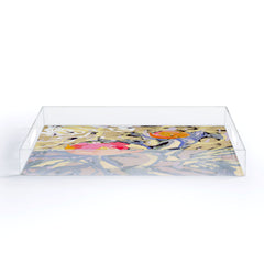 83 Oranges Blooms in The Butter Forest Acrylic Tray