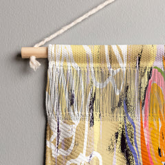 83 Oranges Blooms in The Butter Forest Wall Hanging Portrait