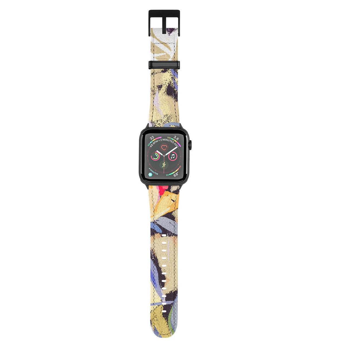 83 Oranges Blooms in The Butter Forest Apple Watch Band