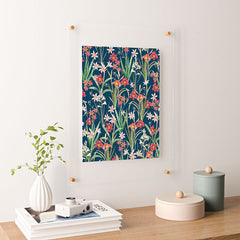 83 Oranges Blossom Botanical Floating Acrylic Print