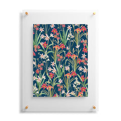 83 Oranges Blossom Botanical Floating Acrylic Print