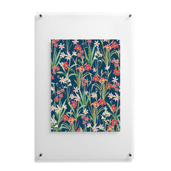 83 Oranges Blossom Botanical Floating Acrylic Print