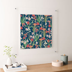 83 Oranges Blossom Botanical Floating Acrylic Print