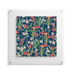 83 Oranges Blossom Botanical Floating Acrylic Print