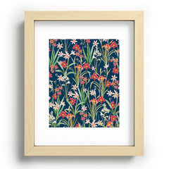 83 Oranges Blossom Botanical Recessed Framing Rectangle