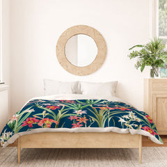 83 Oranges Blossom Botanical Duvet Cover