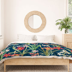 83 Oranges Blossom Botanical Duvet Cover