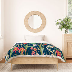 83 Oranges Blossom Botanical Duvet Cover