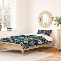 83 Oranges Blossom Botanical Duvet Cover