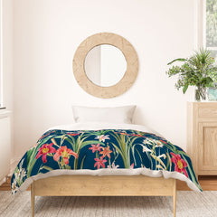 83 Oranges Blossom Botanical Duvet Cover