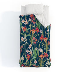 83 Oranges Blossom Botanical Duvet Cover
