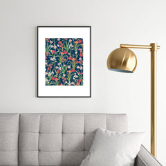83 Oranges Blossom Botanical Metal Framed Art Print