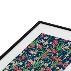 83 Oranges Blossom Botanical Metal Framed Art Print