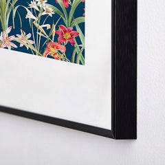 83 Oranges Blossom Botanical Metal Framed Art Print