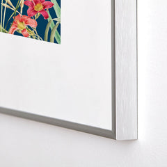 83 Oranges Blossom Botanical Metal Framed Art Print
