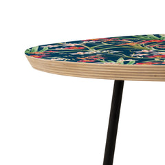83 Oranges Blossom Botanical Round Side Table