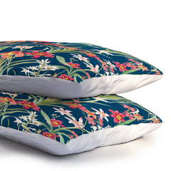 83 Oranges Blossom Botanical Pillow Shams