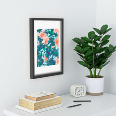 83 Oranges Blossomed Garden Recessed Framing Rectangle