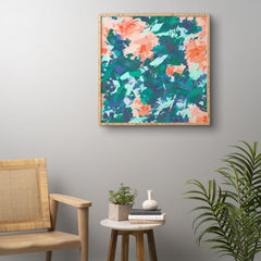 83 Oranges Blossomed Garden Framed Wall Art