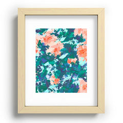 83 Oranges Blossomed Garden Recessed Framing Rectangle