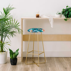 83 Oranges Blossomed Garden Bar Stool