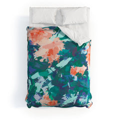 83 Oranges Blossomed Garden Comforter