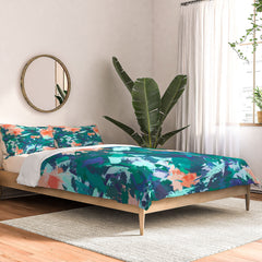 83 Oranges Blossomed Garden Comforter