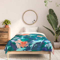 83 Oranges Blossomed Garden Comforter