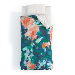 83 Oranges Blossomed Garden Comforter