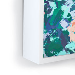 83 Oranges Blossomed Garden Framed Mini Art Print